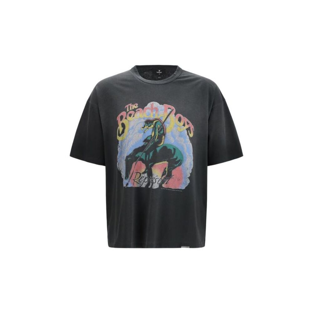 Represent Gray Cotton Men's T-Shirt